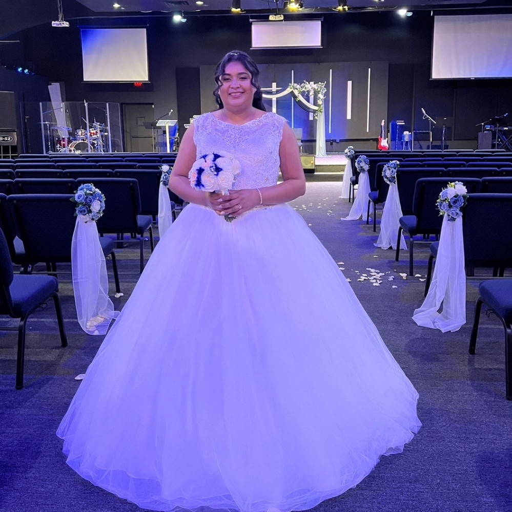 Hermoso vestido de novia